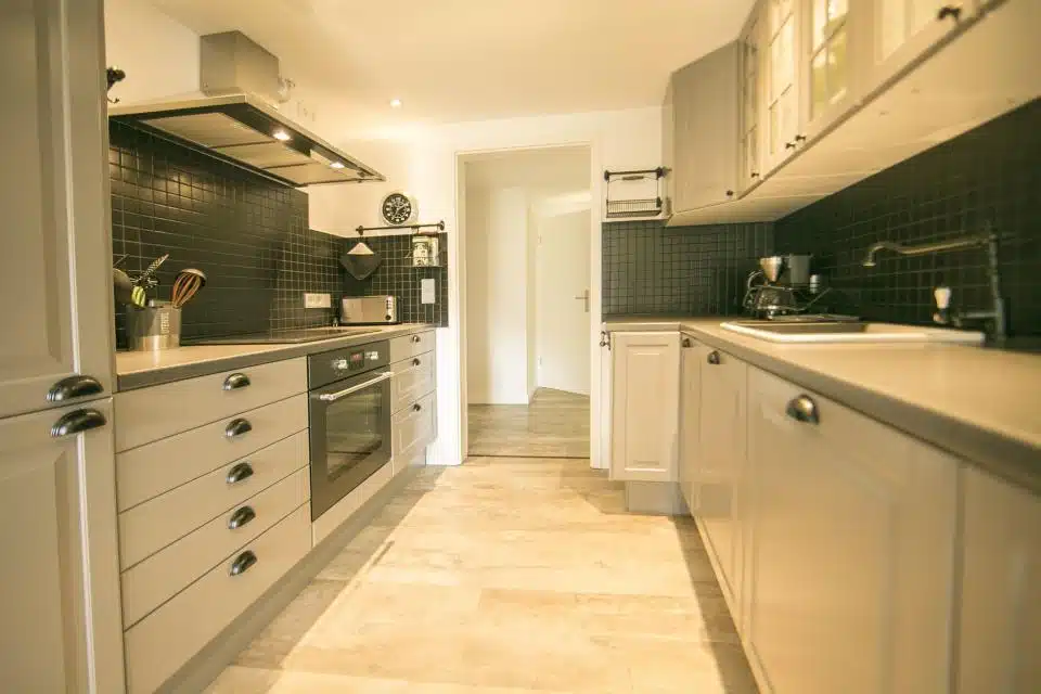 Küche im Apartment Vestl